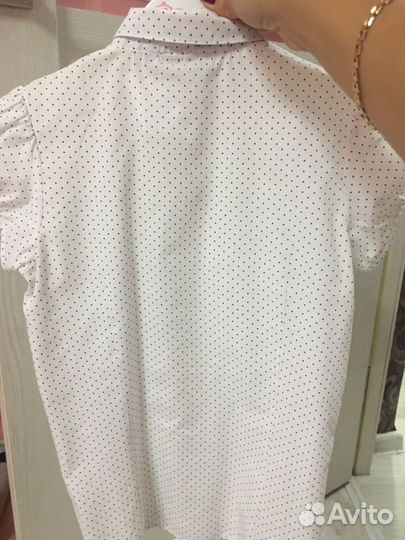 Рубашка школьная 134