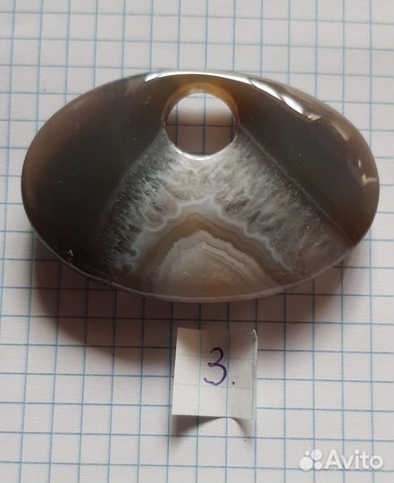 Кулон с натуральным камнем 1