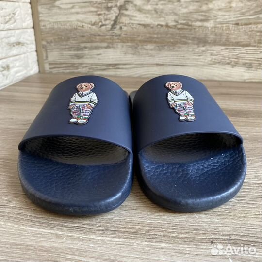 Оригинал Шлепанцы Polo Ralph Lauren Bear новые