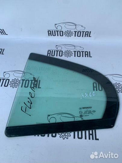 Стекло двери заднее левое Renault Fluence