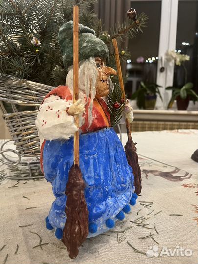 Елочная игрушка баба Яга