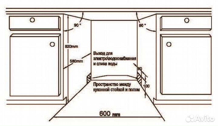 Посудомоечная машина leran BDW 60-148