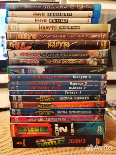 DvD и Blu Ray мультсериалы и аниме