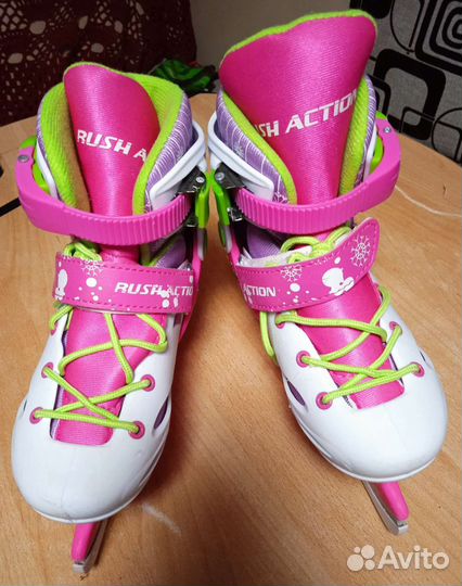 Роликовые коньки детские раздвижные