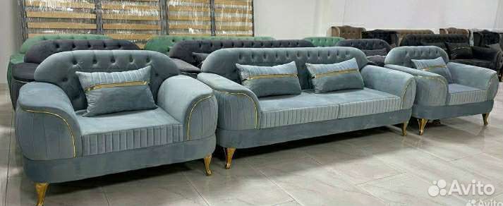 Диван и 2 кресла