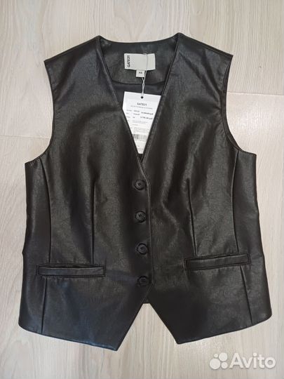 Жилет gate 31 из экокожи новый