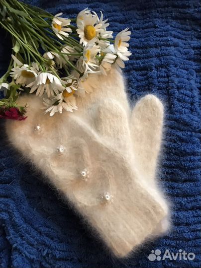 Варежки из собачьего пуха