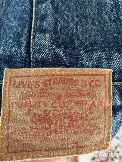 Джинсовая куртка мужская levis 50