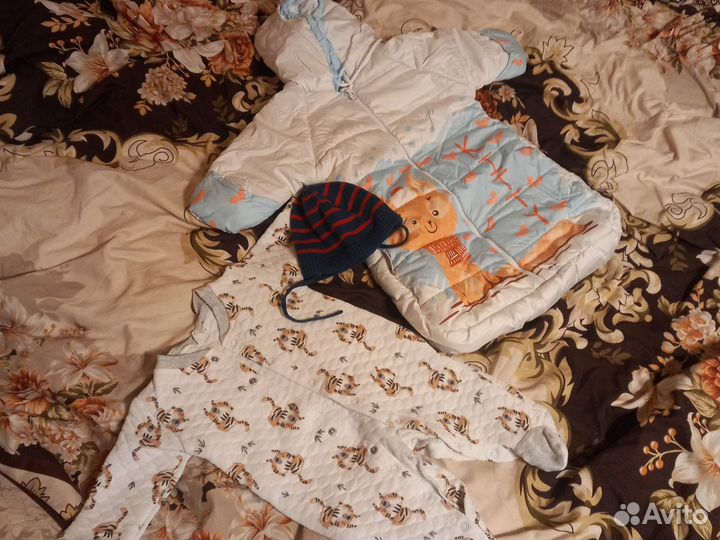 Вещи детские от 0 до 6 мес