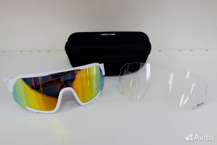 Очки 4kaad pulse race white G20107, белый