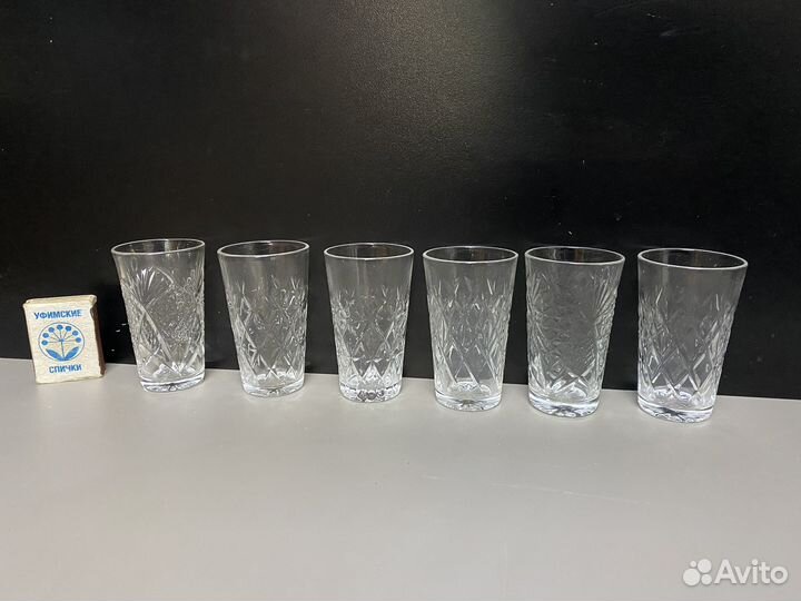 Рюмка/Бокалы/ Креманки Хрусталь / Цветное стекло