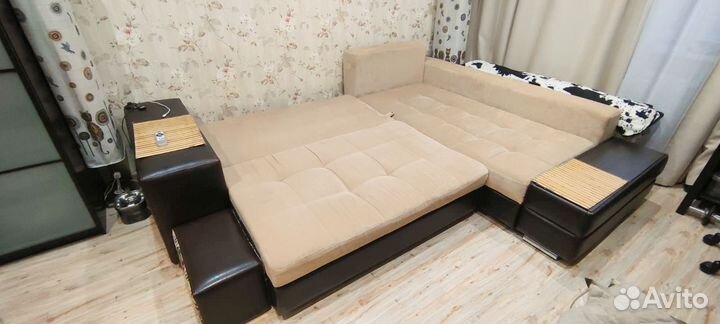 Большой угловой диван бу