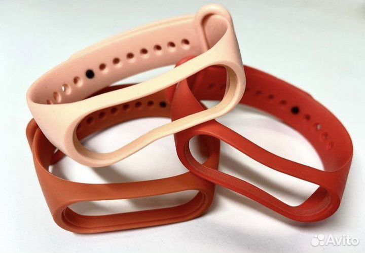 Ремешок силиконовый MiBand - 2/3/4/5/6