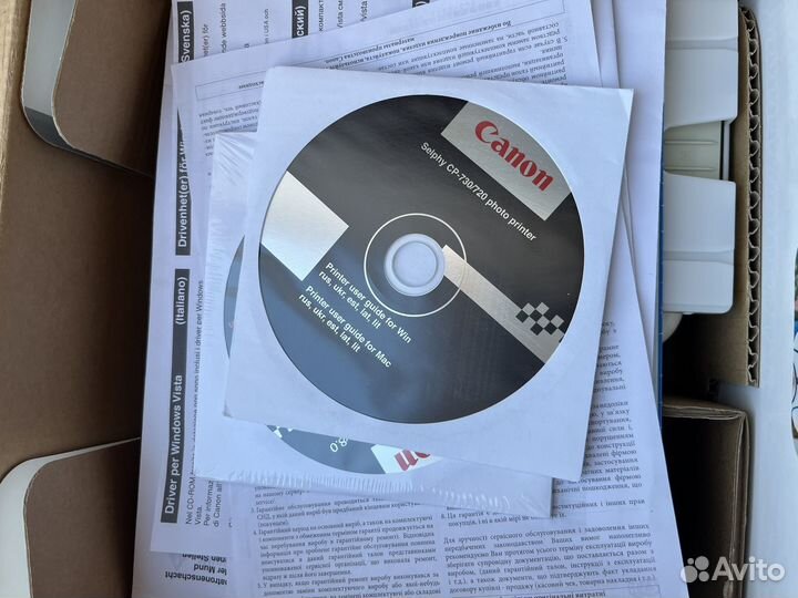 Фотопринтер canon selphy cp720