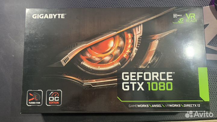 Видеокарта gtx 1080 8gb gigabyte
