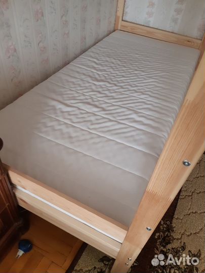 Детская кровать IKEA двухярусная деревянная