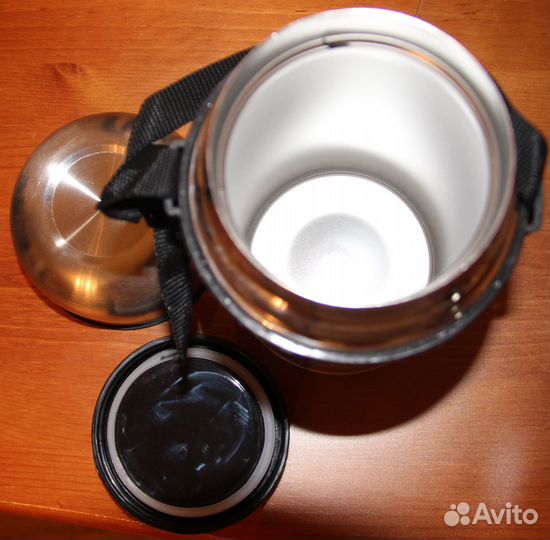 Термос суповой чайный металлический 1 литр Разные