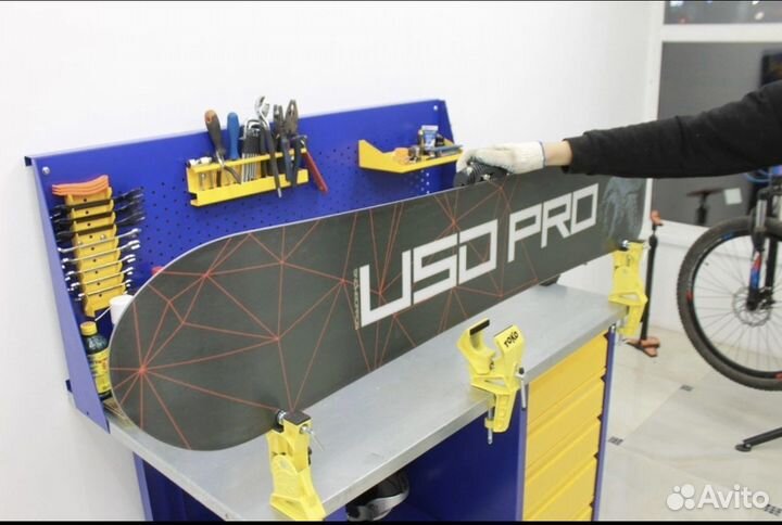 Нанесение парафина, заточка кантов сноуборд/лыжи