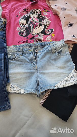 Вещи пакетом на девочку 122 128