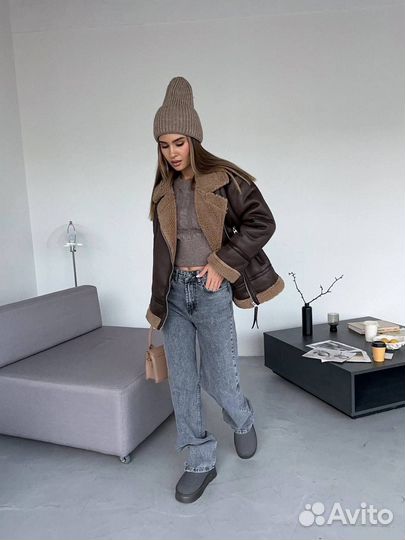 Дублёнка женская pilot zara