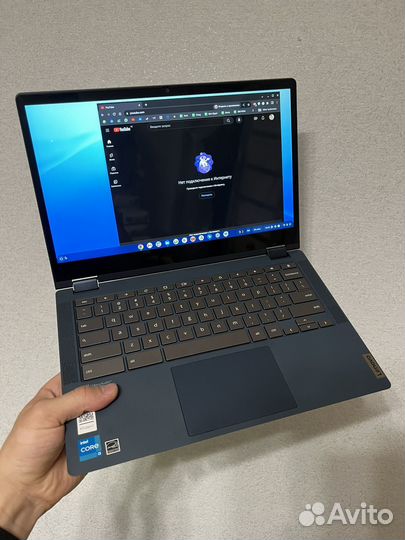Сенсорный ноутбук Lenovo Flex intel 11gen ChromeOS