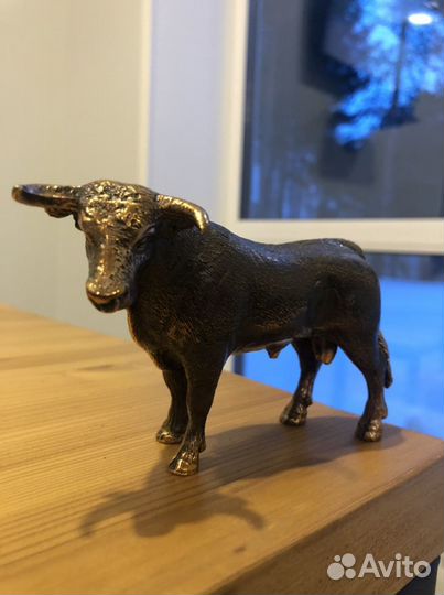 Фигурка статуэтка Бык. Телец Бронза