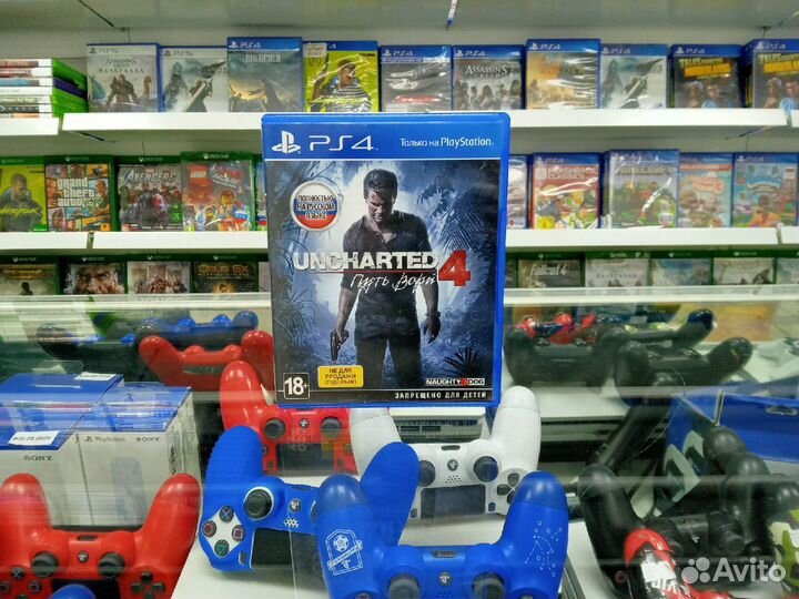 Uncharted 4 Путь Вора PS4 игры - обмен - прокат