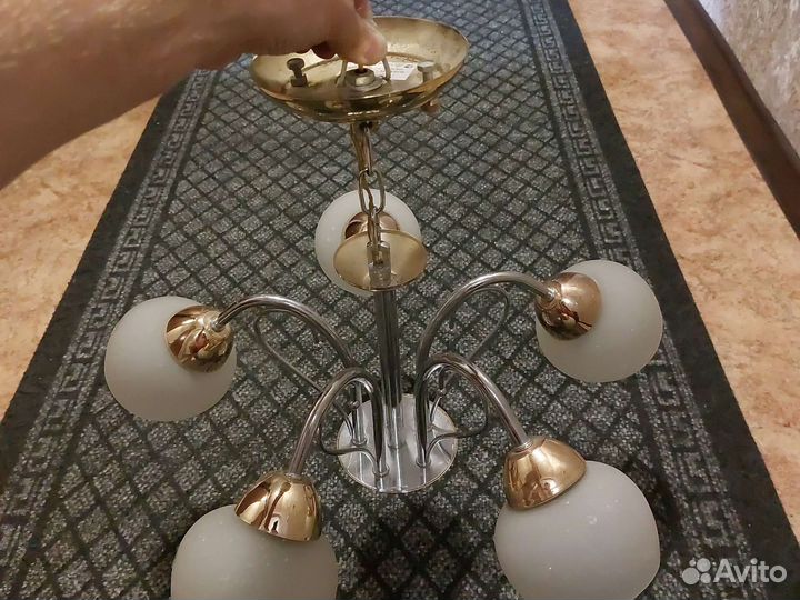 Люстра потолочная бу