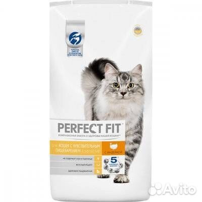 Perfect Fit Сухой корм для чувствительных кошек с