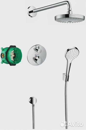 Душевой комплект 187 мм Hansgrohe Croma Select S 2