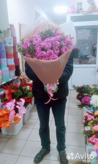 Розы Пионовидные XXL.Букет