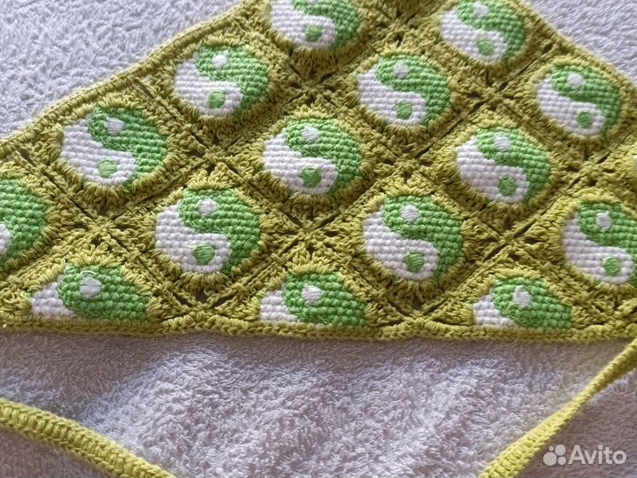 Вязаная косынка летняя