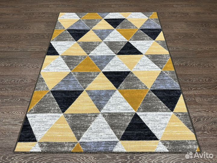 Палас принт 1.5х2 треугольники