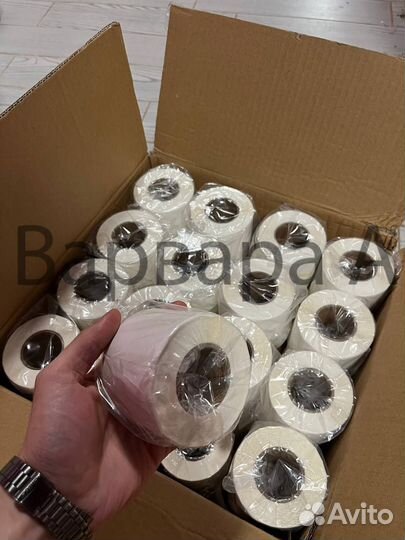 Термо этикетки эко 58*40 по 700 шт в рулоне