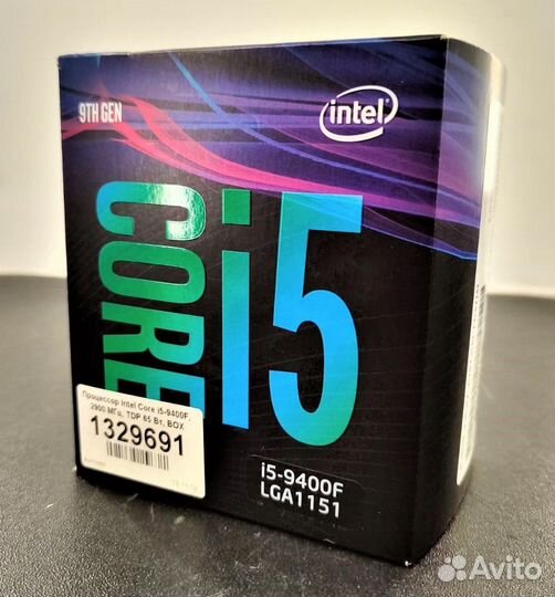 Процессор Intel Core i5-9400F BOX