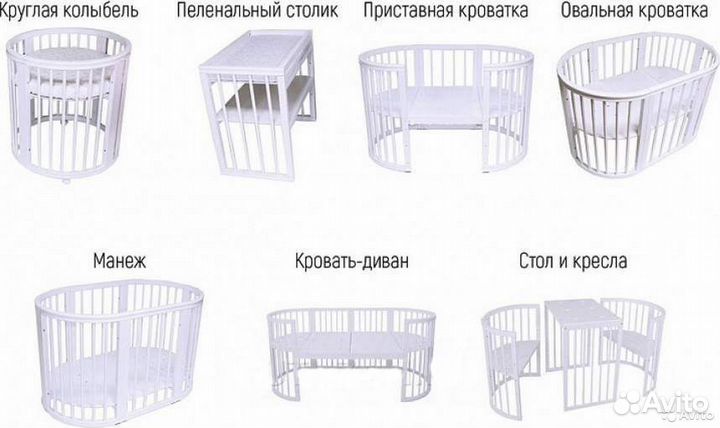 Кроватка-трансформер сomfortbaby SmartGrow 8в1