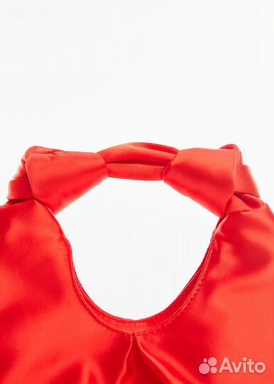 Атласная сумка mango