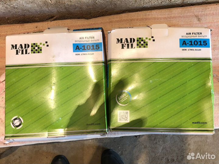 Воздушный фильтр на RAV4