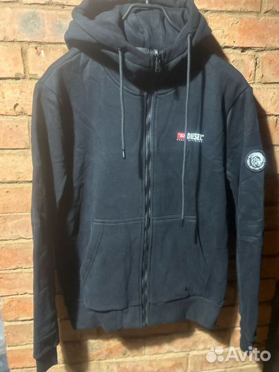 Толстовка на молнии на флисе diesel