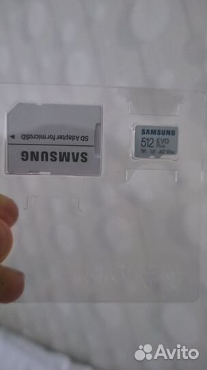 Карта памяти microSD Samsung Evo Plus 512 Gb