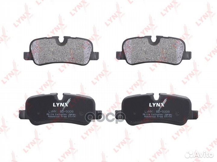 Колодки тормозные BD5009 lynxauto