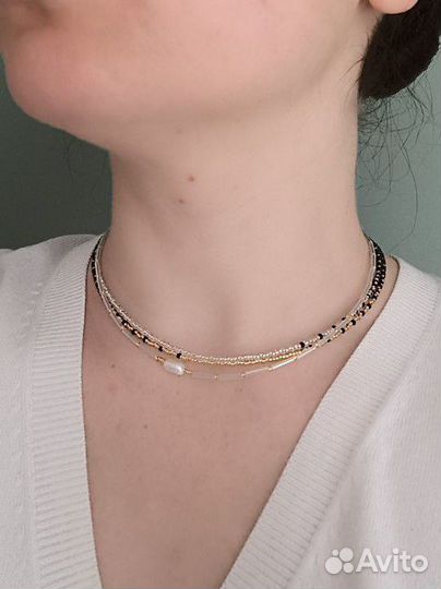 Чокер из бисера