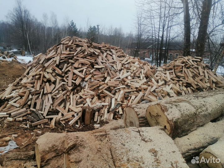 Продам колотые дрова (береза, дуб)