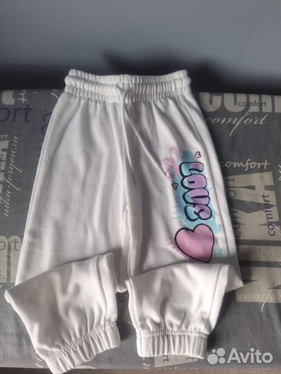 Штаны спортивные на девочку 92 98 новые