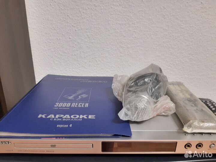 Dvd плеер с караоке samsung