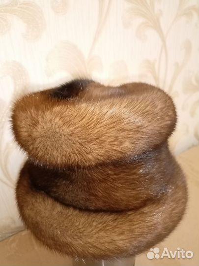 Шапка норковая женская