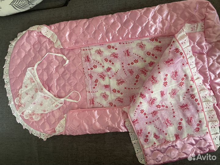 Конверт на выписку для девочки лето новый