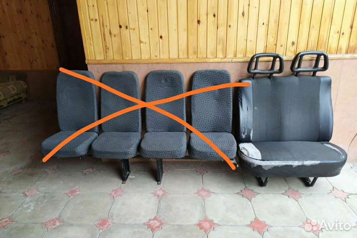 Сиденья на газель