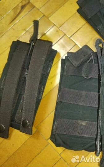 Подсумки molle, чёрные