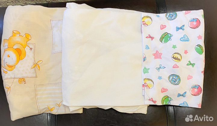 Детское одеяло, пеленки, простыни+подарок подушка